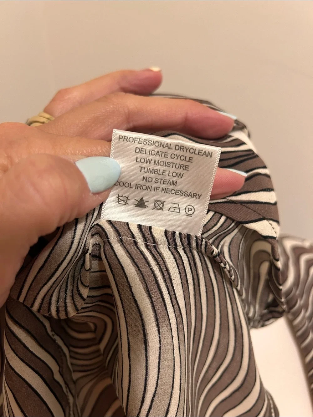 Tory Burch animal print silk blouse